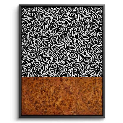 Calligraphy Pattern - Canvas