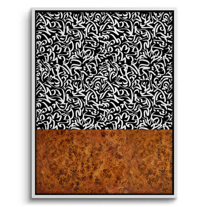 Calligraphy Pattern - Canvas