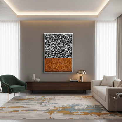 Calligraphy Pattern - Canvas