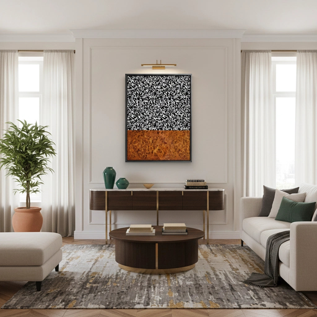 2Calligraphy Pattern - Canvas