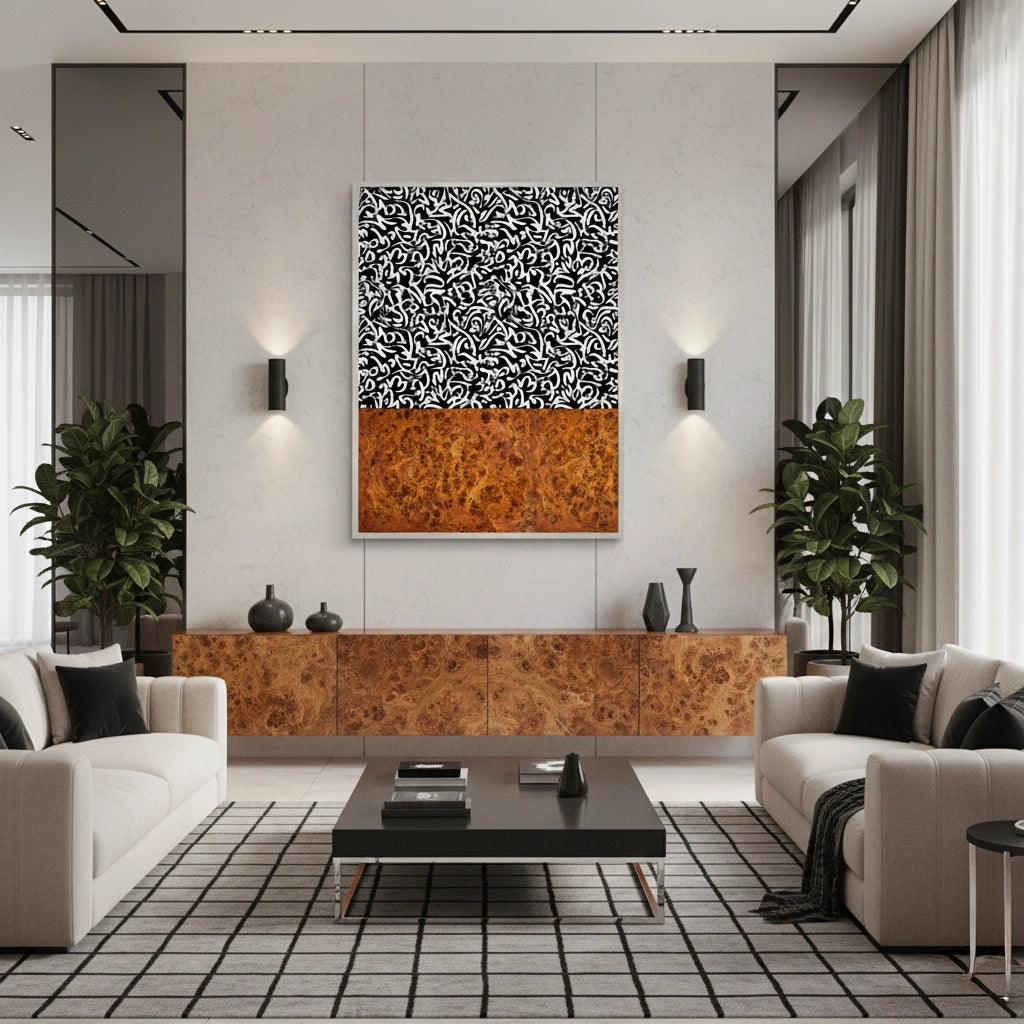 2Calligraphy Pattern - Fine Art