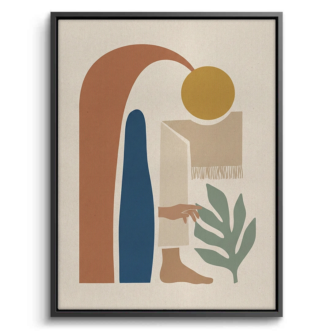 2Calm Botanical Abstract - Canvas