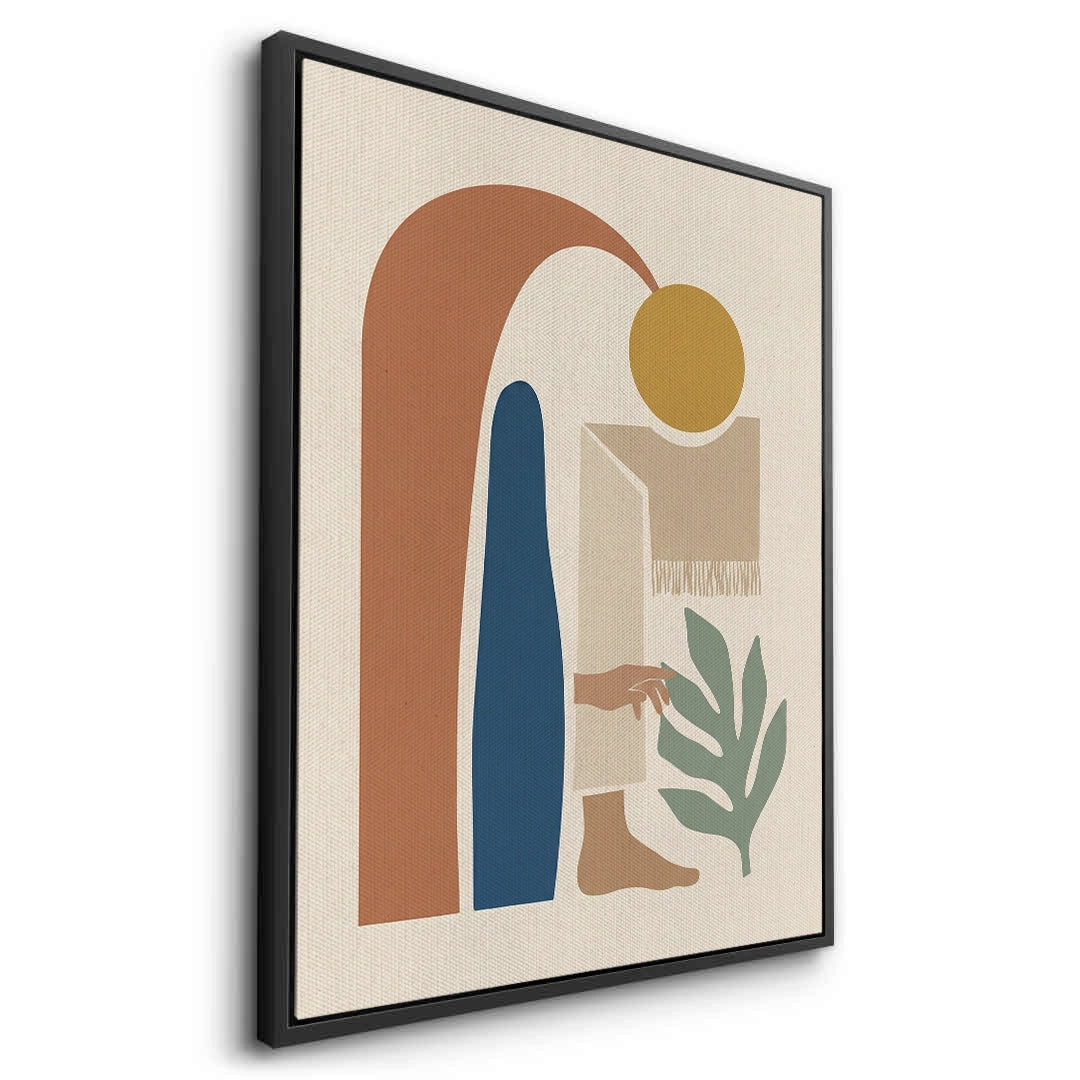 2Calm Botanical Abstract - Canvas