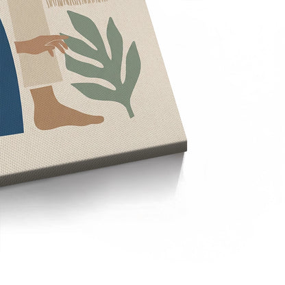 Calm Botanical Abstract - Canvas