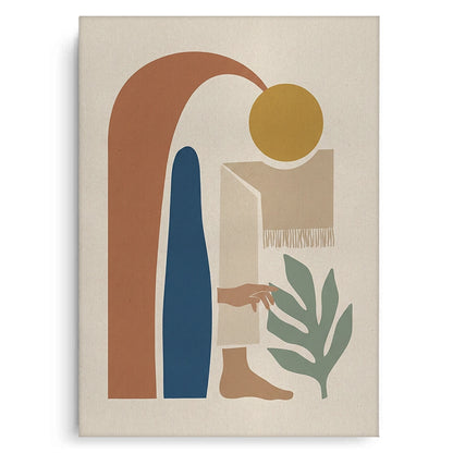 Calm Botanical Abstract - Canvas