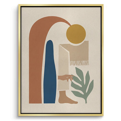 Calm Botanical Abstract - Canvas