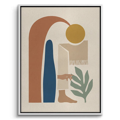 Calm Botanical Abstract - Canvas