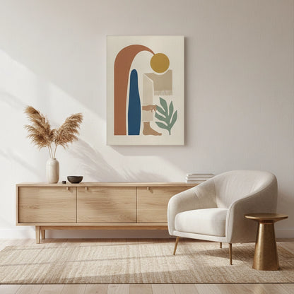 Calm Botanical Abstract - Canvas