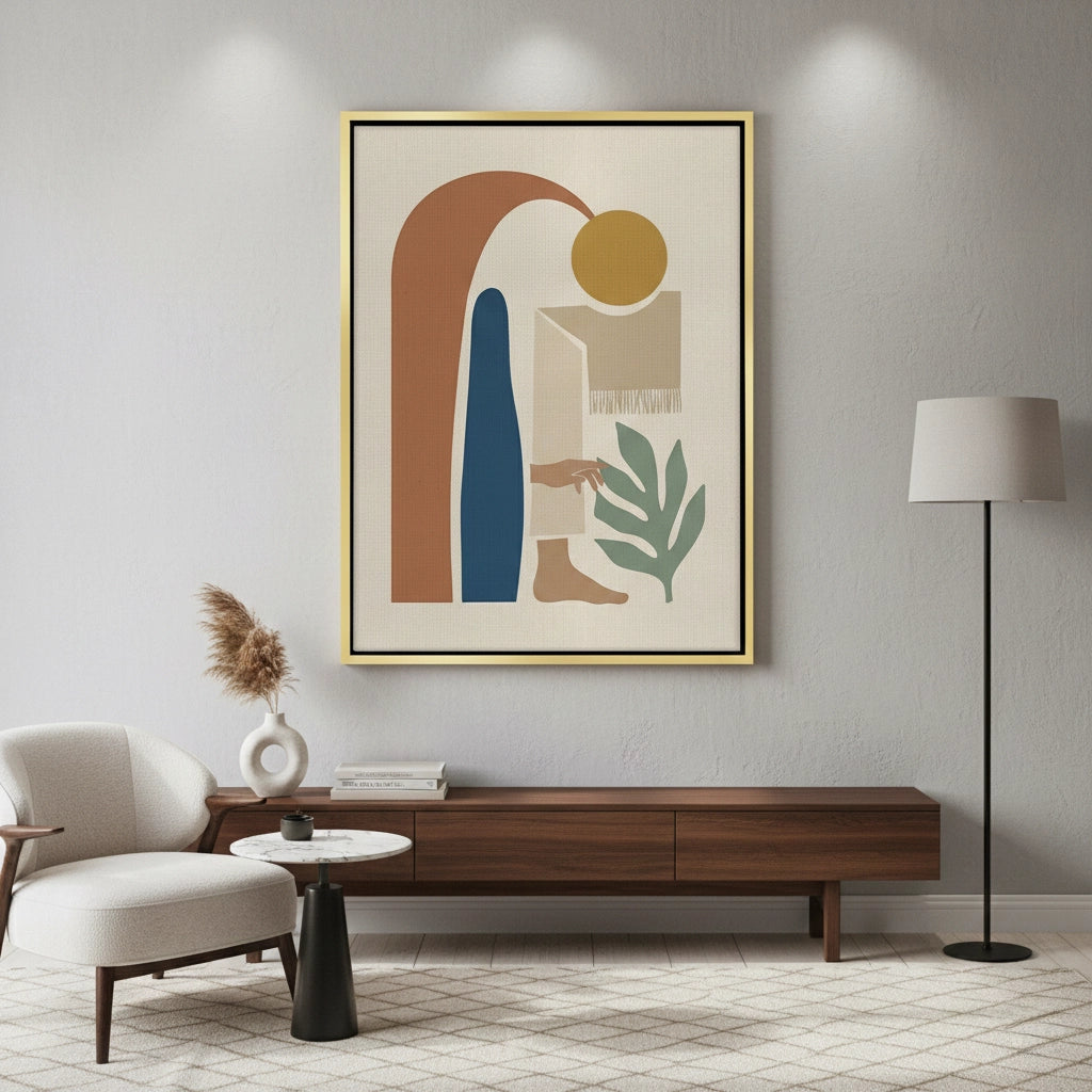 Calm Botanical Abstract - Canvas