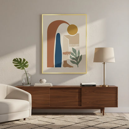 Calm Botanical Abstract - Fine Art