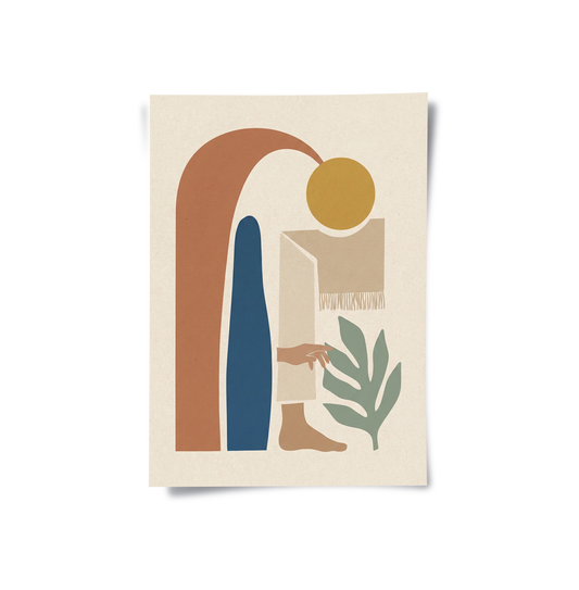 Calm Botanical Abstract - Poster