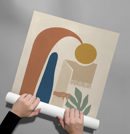 Calm Botanical Abstract - Poster