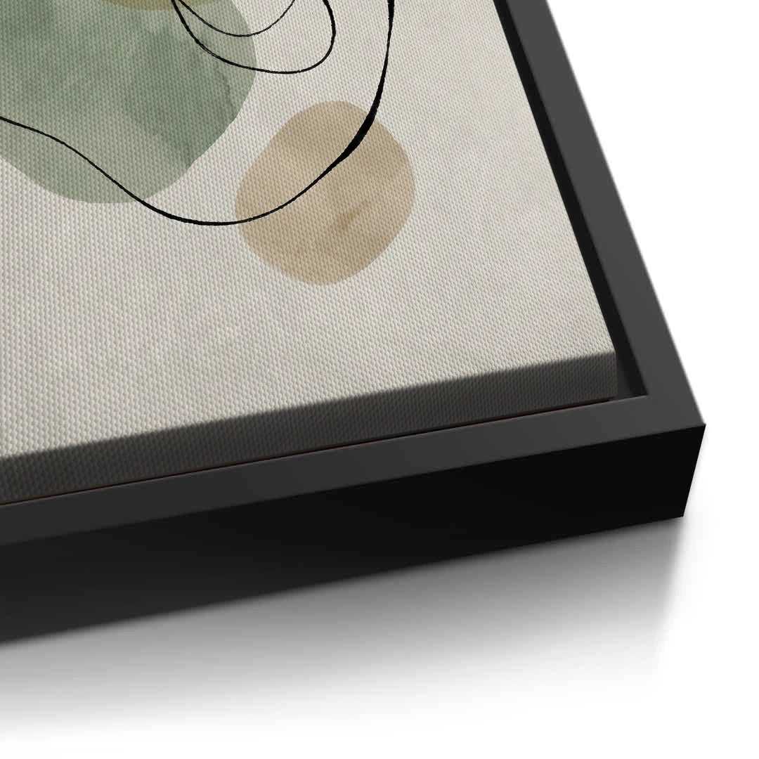 2Calming Neutral Abstract - Canvas