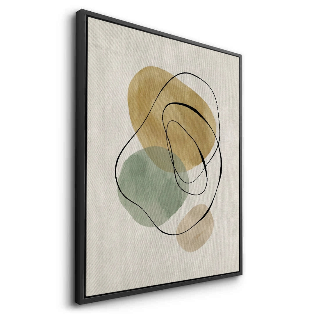 2Calming Neutral Abstract - Canvas