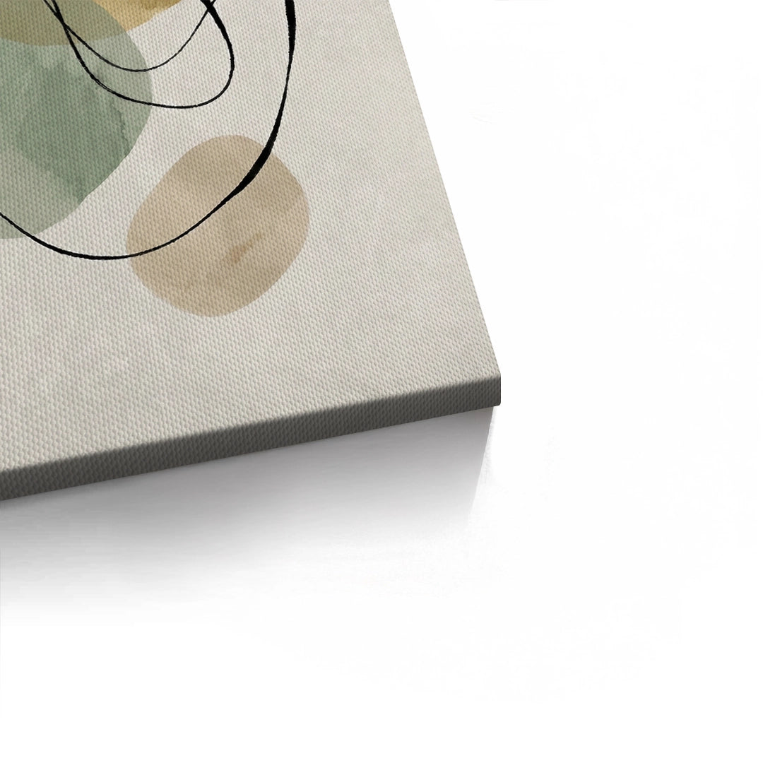 2Calming Neutral Abstract - Canvas