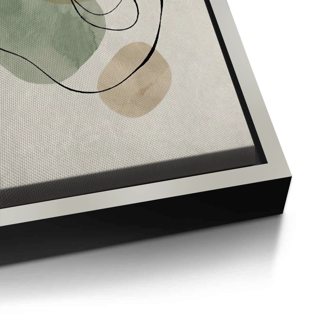 2Calming Neutral Abstract - Canvas