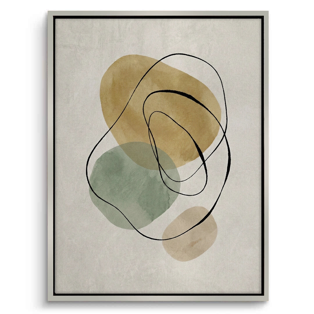 2Calming Neutral Abstract - Canvas