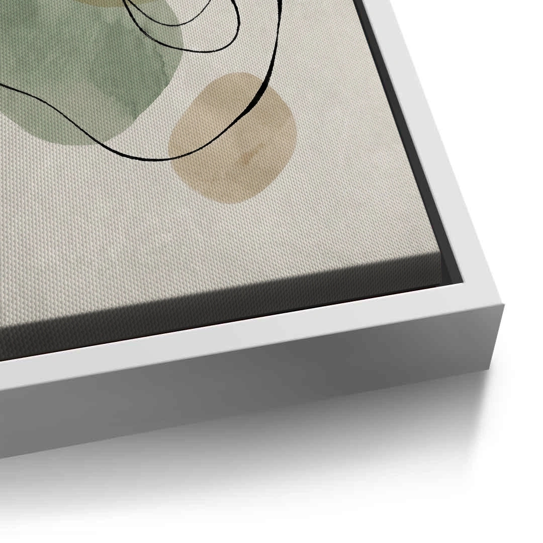 2Calming Neutral Abstract - Canvas