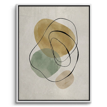 Calming Neutral Abstract - Canvas