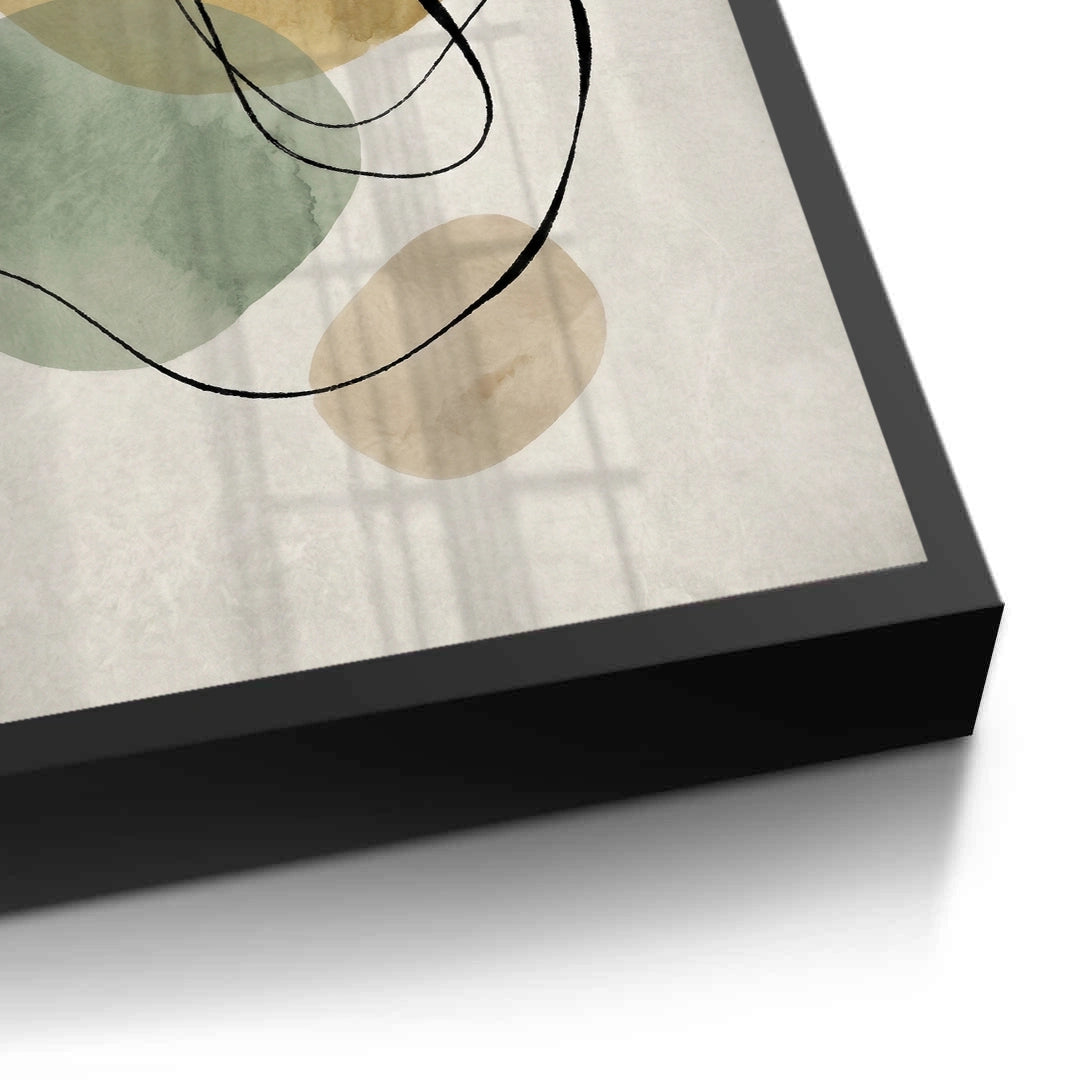 2Calming Neutral Abstract - Fine Art