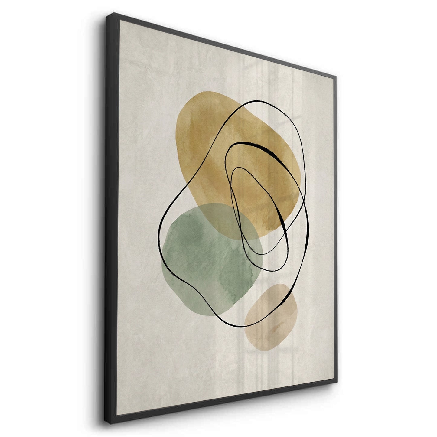 2Calming Neutral Abstract - Fine Art