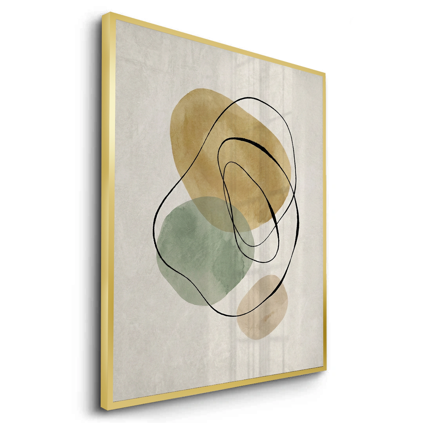 2Calming Neutral Abstract - Fine Art