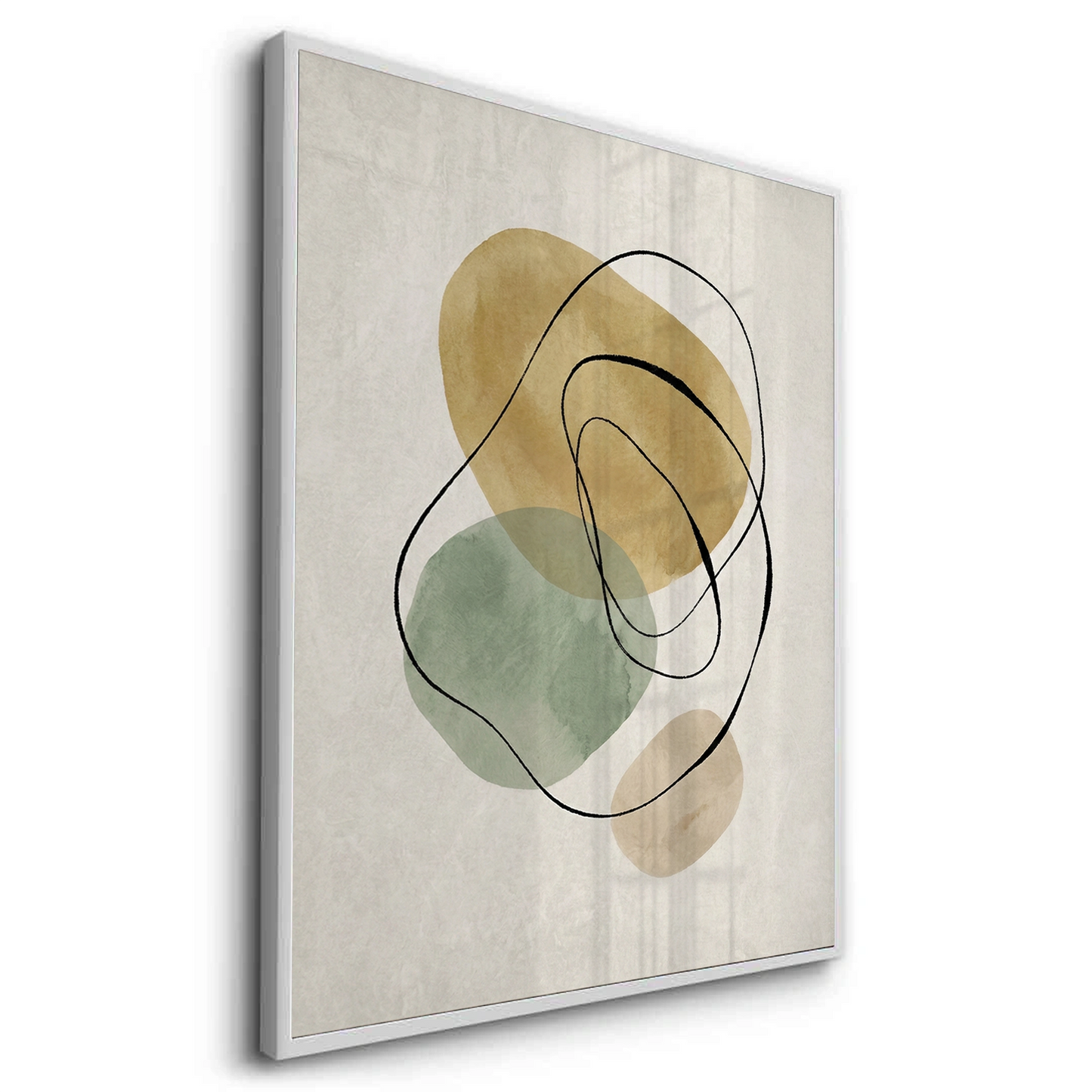 2Calming Neutral Abstract - Fine Art