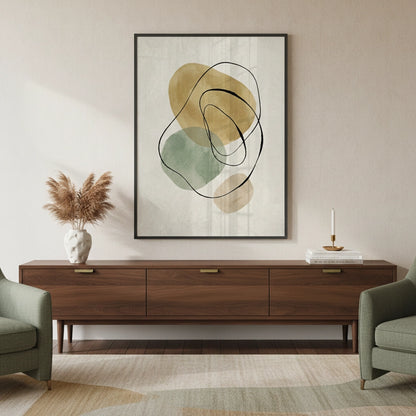 Calming Neutral Abstract - Fine Art