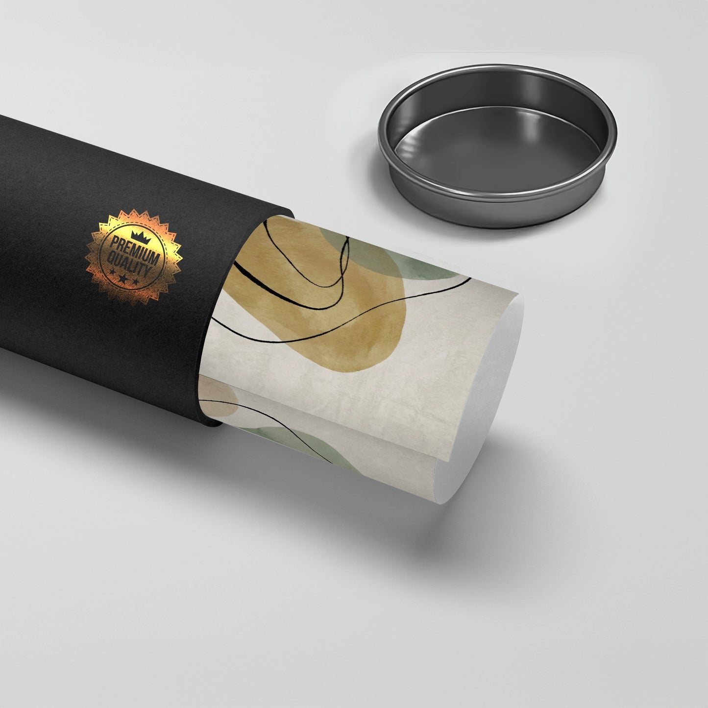 2Calming Neutral Abstract - Poster