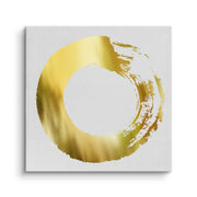 Abstract Metallic Circle - Canvas - Jasmineart.ae