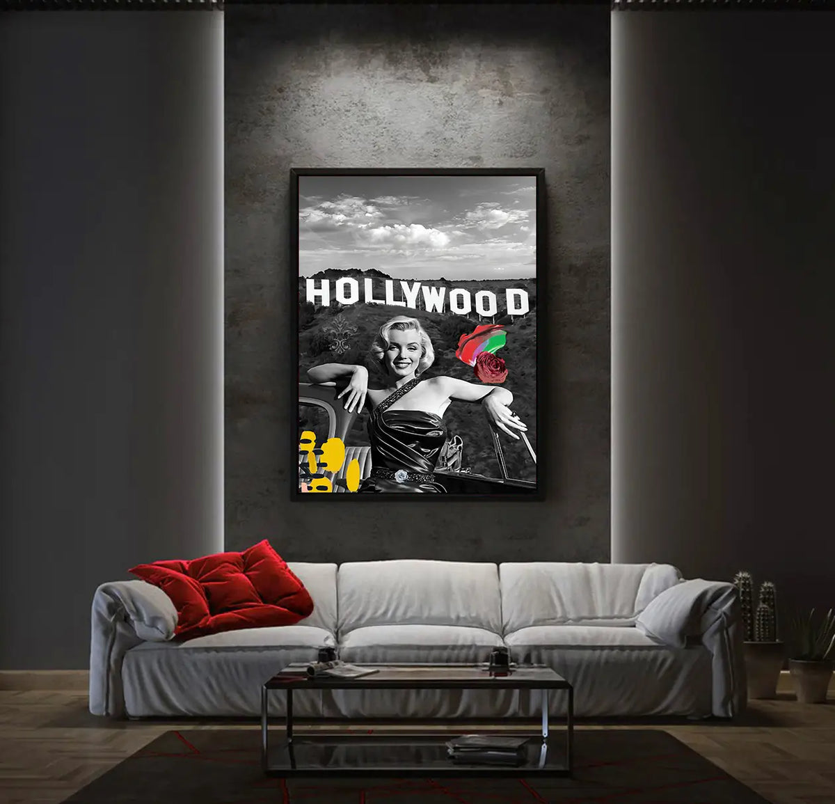 Hollywood Glam - Canvas - Jasmineart.ae