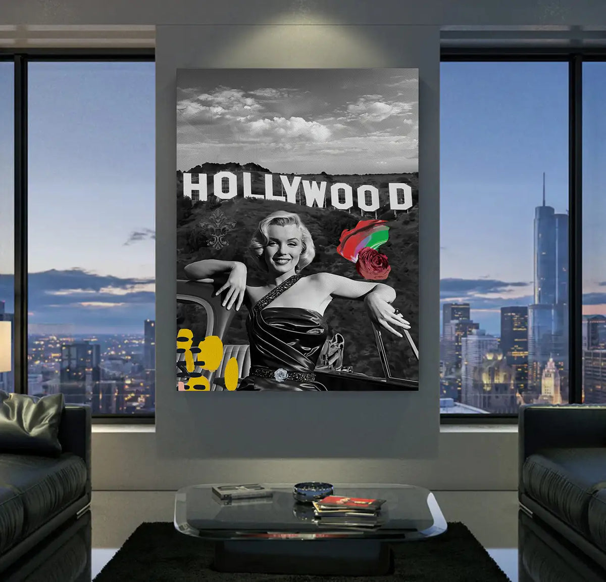 Hollywood Glam - Canvas - Jasmineart.ae