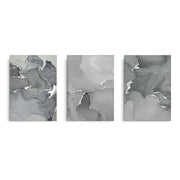 Sterling Vein Set of 3 - Canvas - Jasmineart.ae