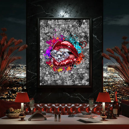 Drip in Glamour - Canvas