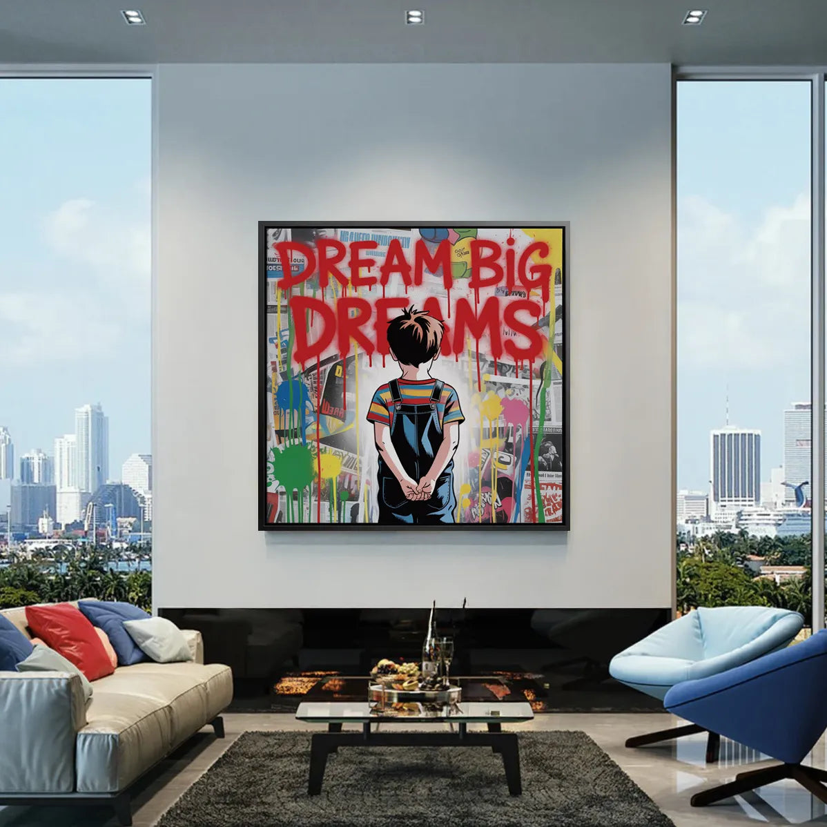 Dream Big Dreams - Canvas - Jasmineart.ae