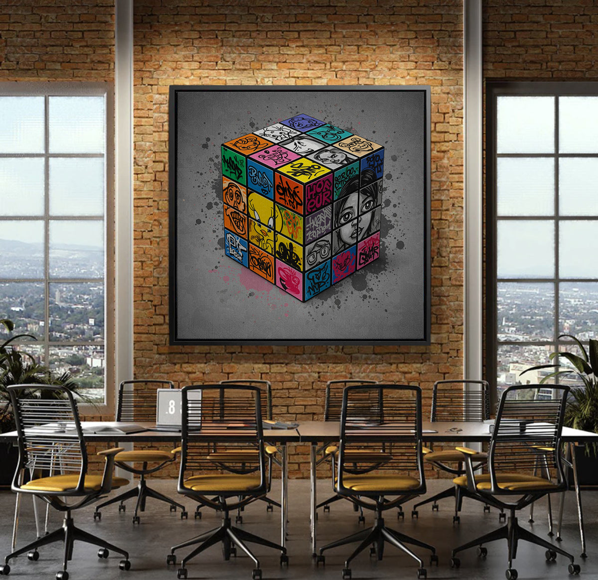 Street Art Puzzle - Canvas - Jasmineart.ae