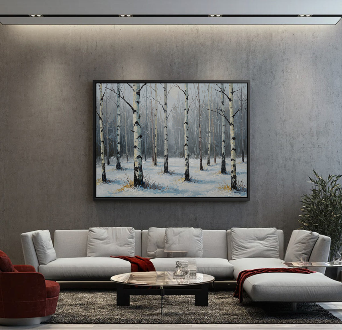 Whispers of Winter - Canvas - Jasmineart.ae