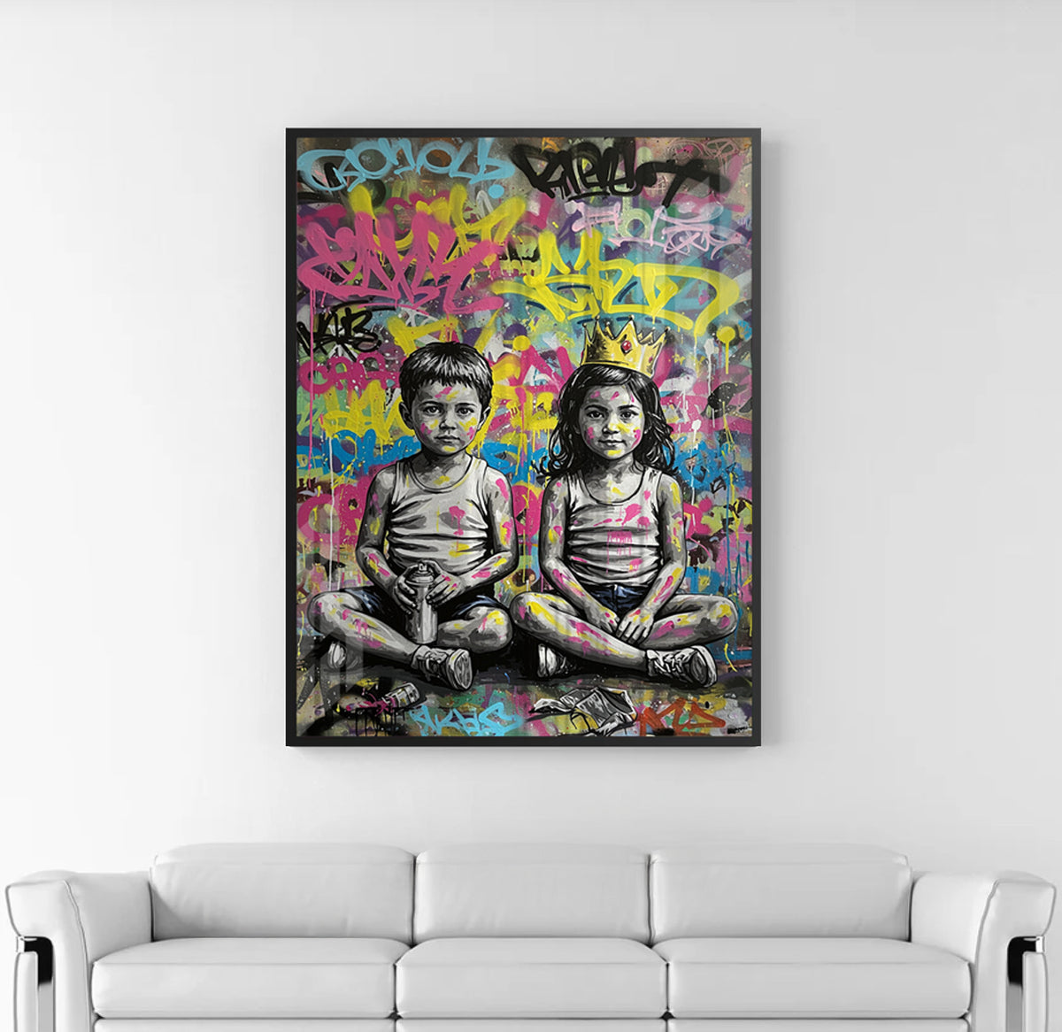 Graffiti Kingdom - Fine Art - Jasmineart.ae