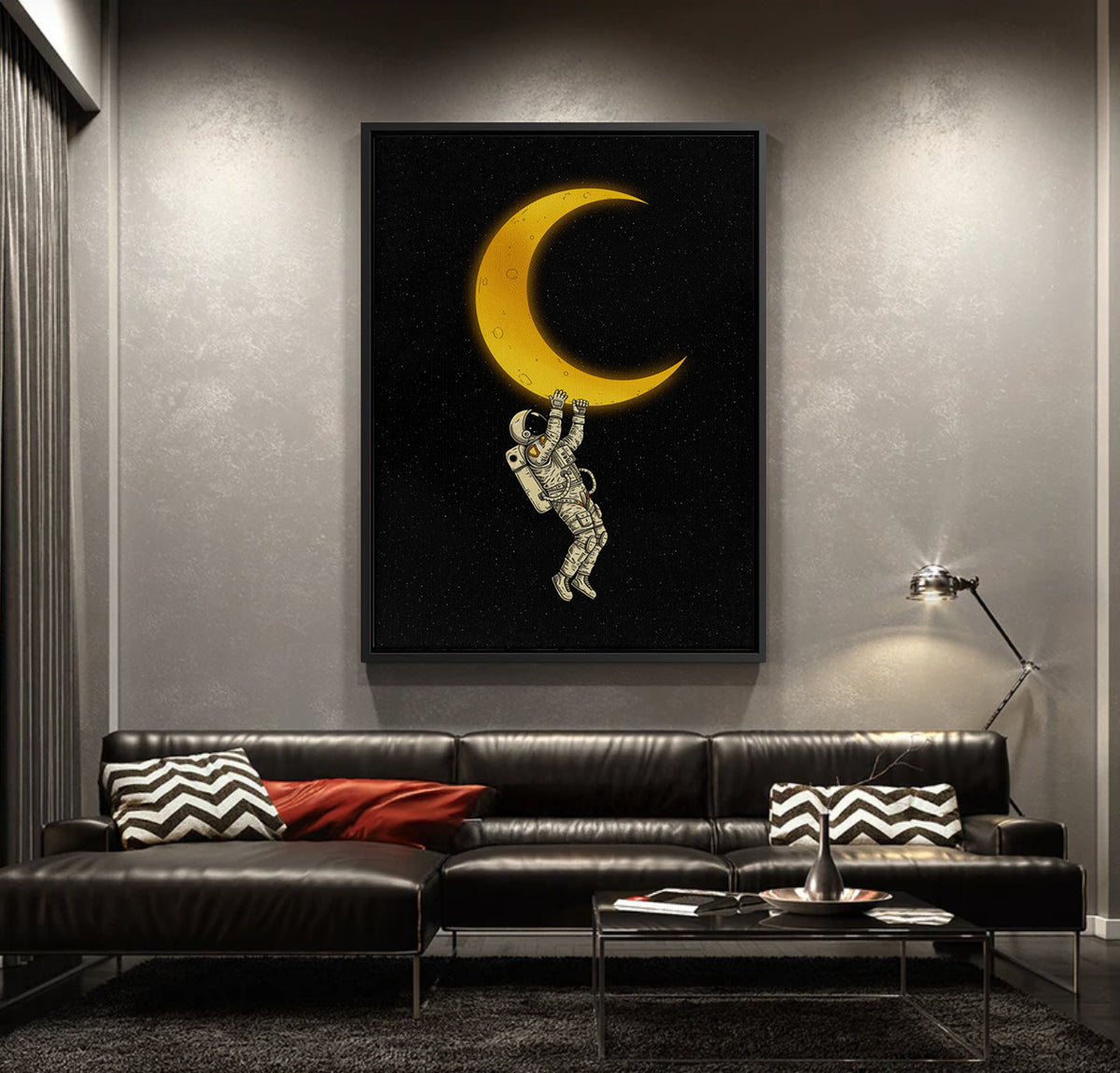 Midnight Orbit - canvas - Jasmineart.ae