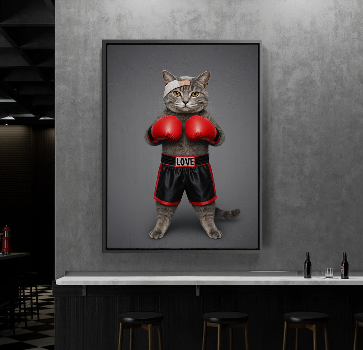 Fight for Love - canvas - Jasmineart.ae