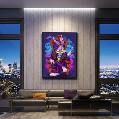 Boss Bunny - Canvas