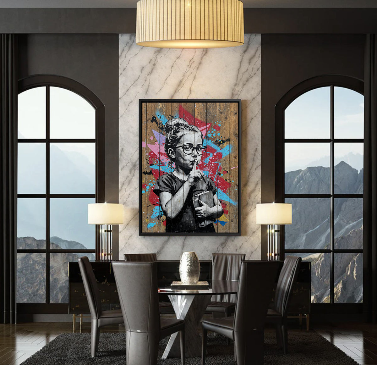 Shhh - Canvas - Jasmineart.ae