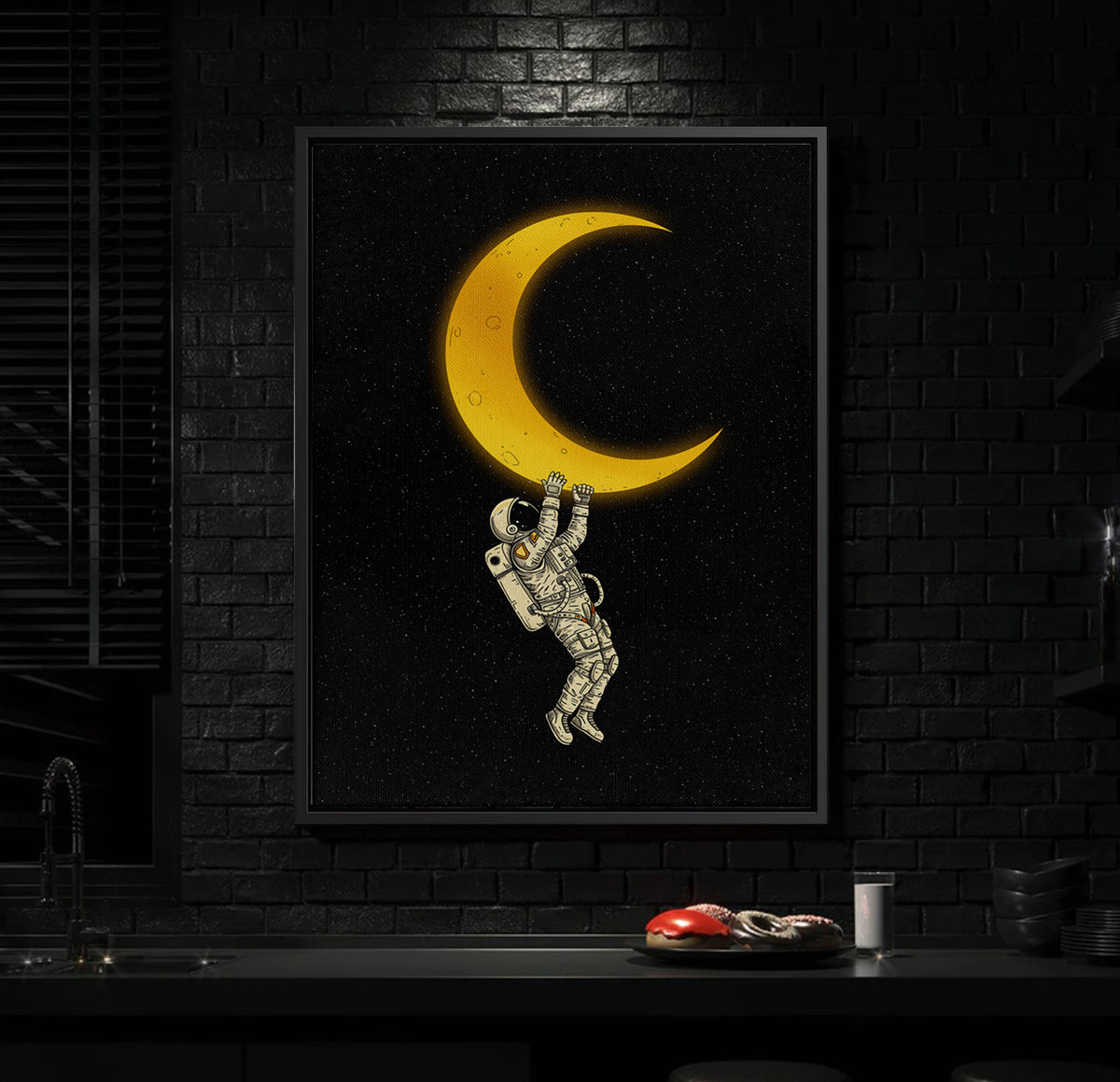 Midnight Orbit - canvas - Jasmineart.ae