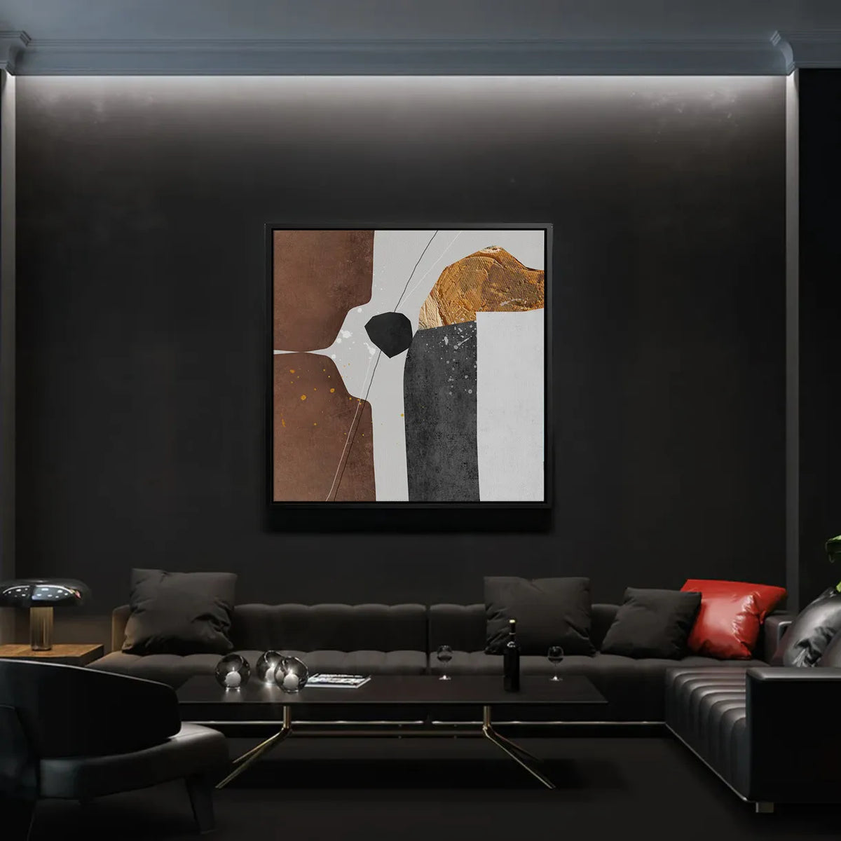 Earthline - Canvas - Jasmineart.ae