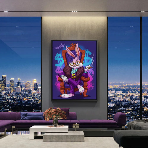 Boss Bunny - Canvas