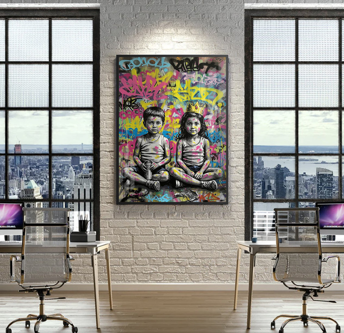 Graffiti Kingdom - Fine Art - Jasmineart.ae