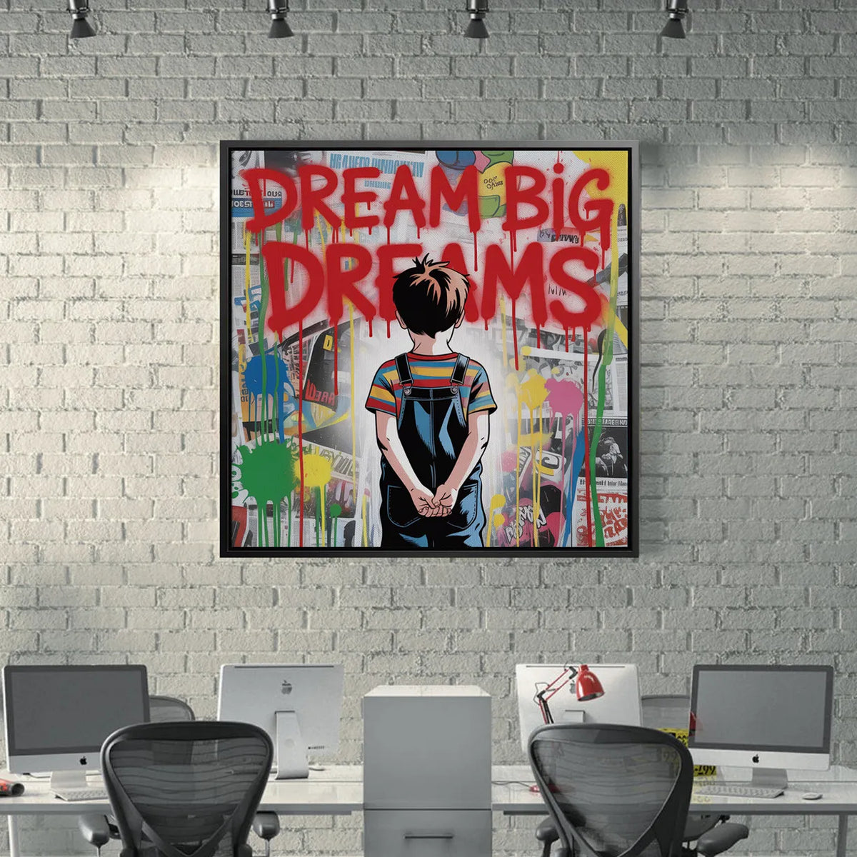 Dream Big Dreams - Canvas - Jasmineart.ae