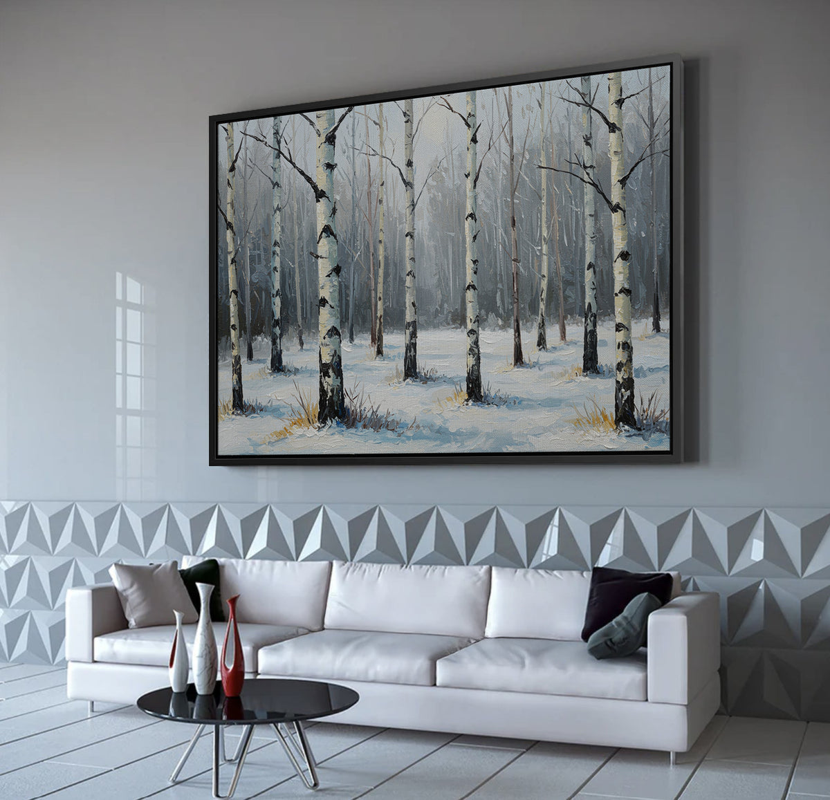 Whispers of Winter - Canvas - Jasmineart.ae