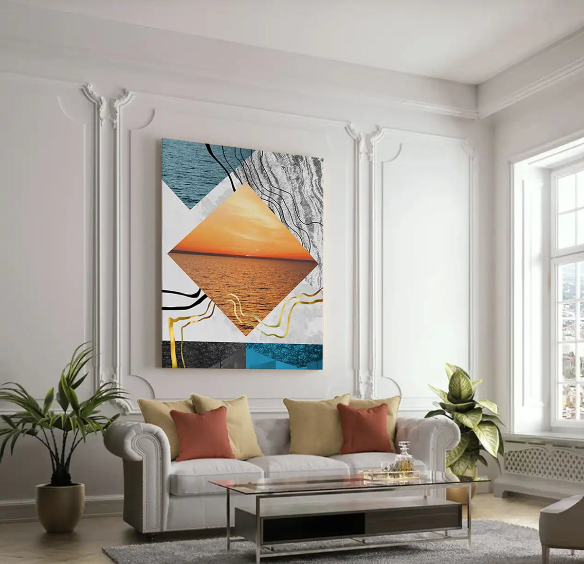 Noor Horizon - Canvas - Jasmineart.ae