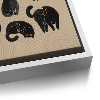 Cats in Poses - Canvas